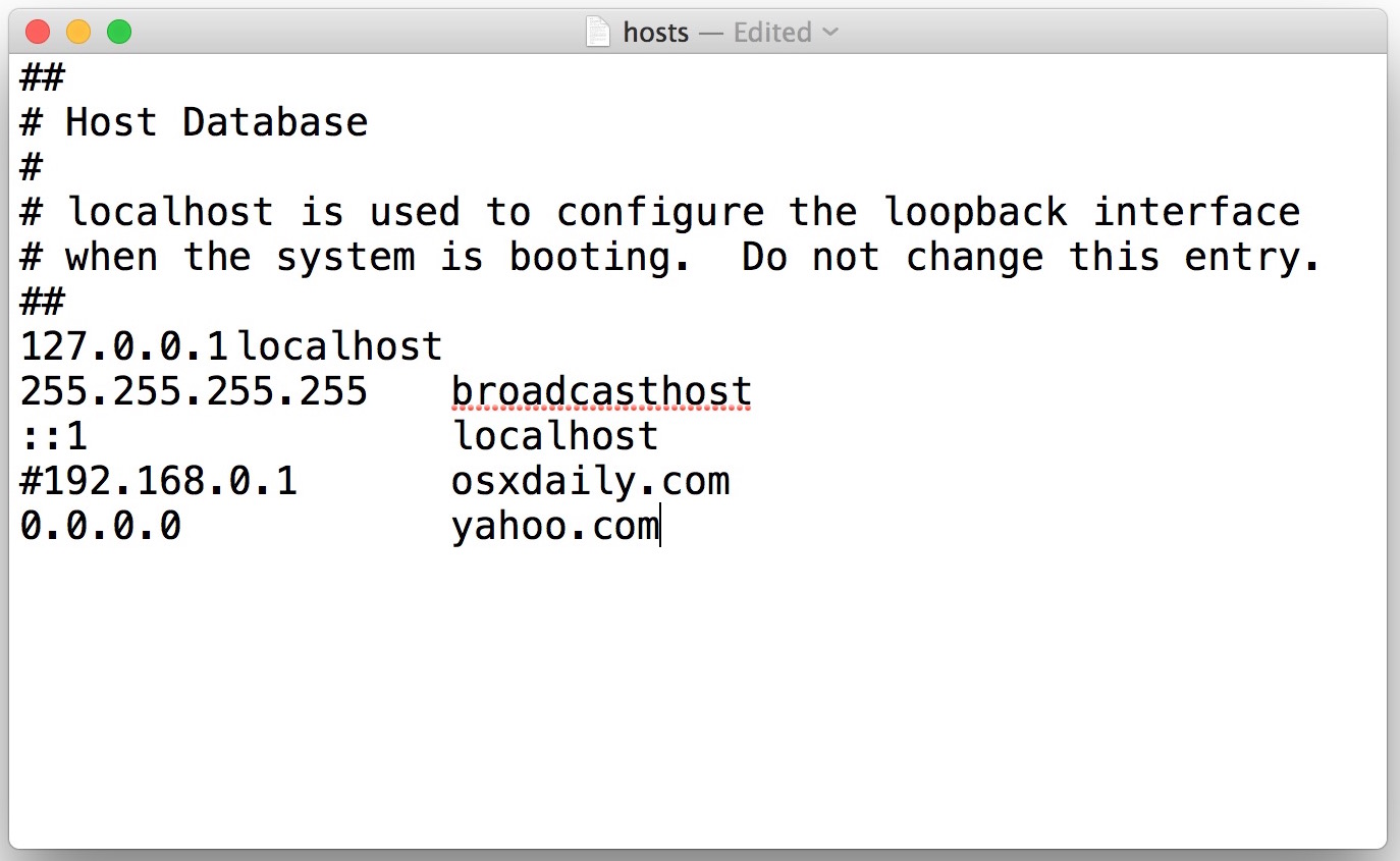 docker for mac hosts file